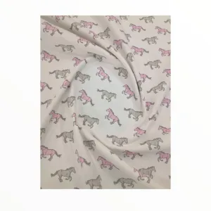 100 % Printed Cotton Horses Collection 140 cm