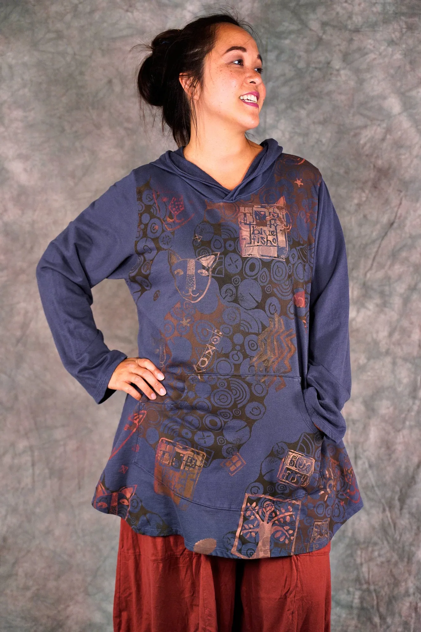 1607 Frenchtown Pocket Hoodie Blackstone-P