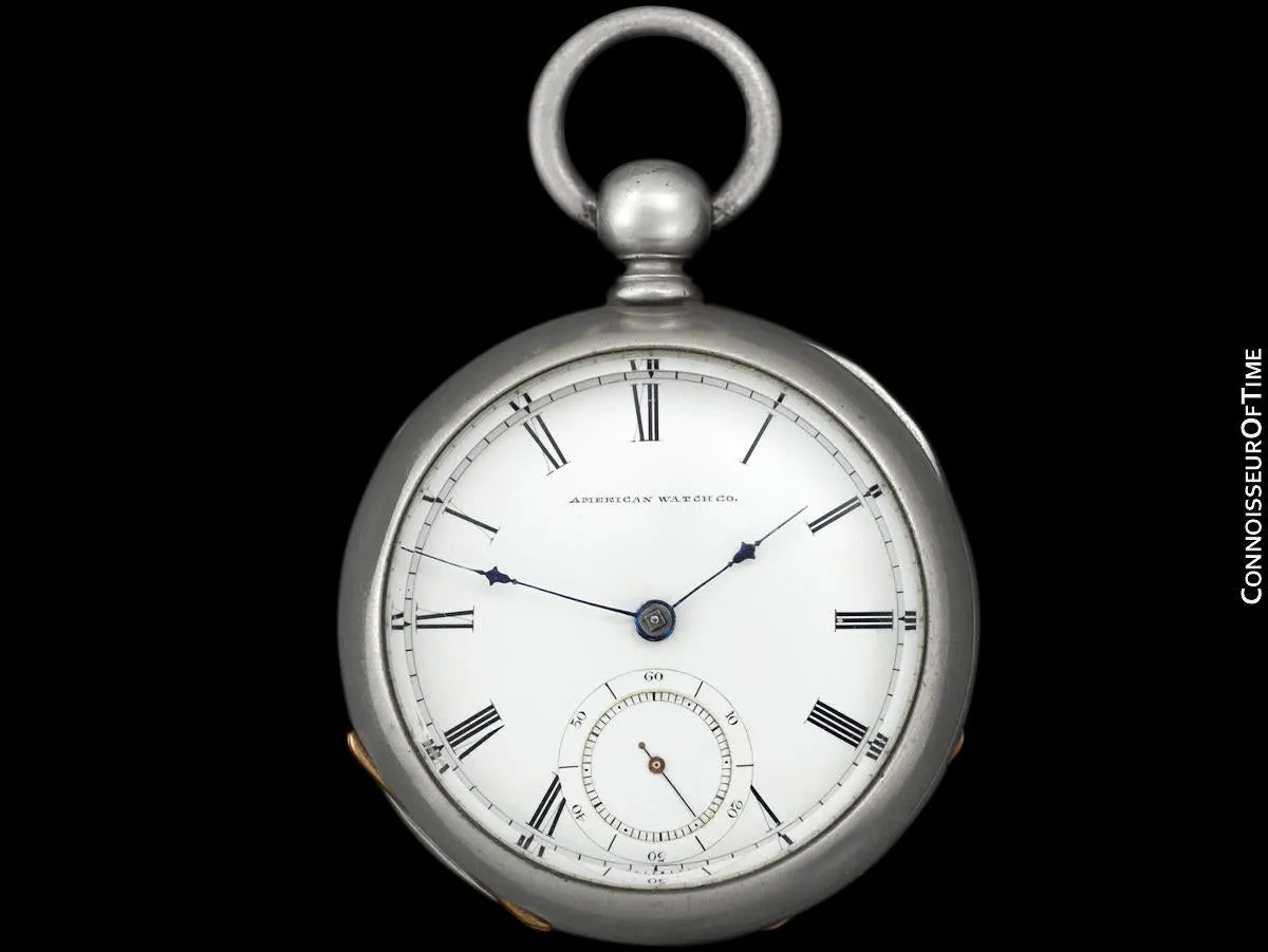 1863 Waltham P.S. Bartlett Civil War 18 size Pocket Watch - Same Brand Given to Abraham Lincoln at Gettysburg