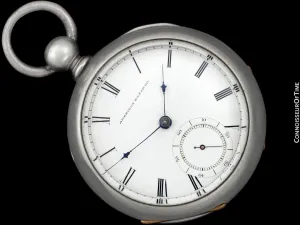1863 Waltham P.S. Bartlett Civil War 18 size Pocket Watch - Same Brand Given to Abraham Lincoln at Gettysburg