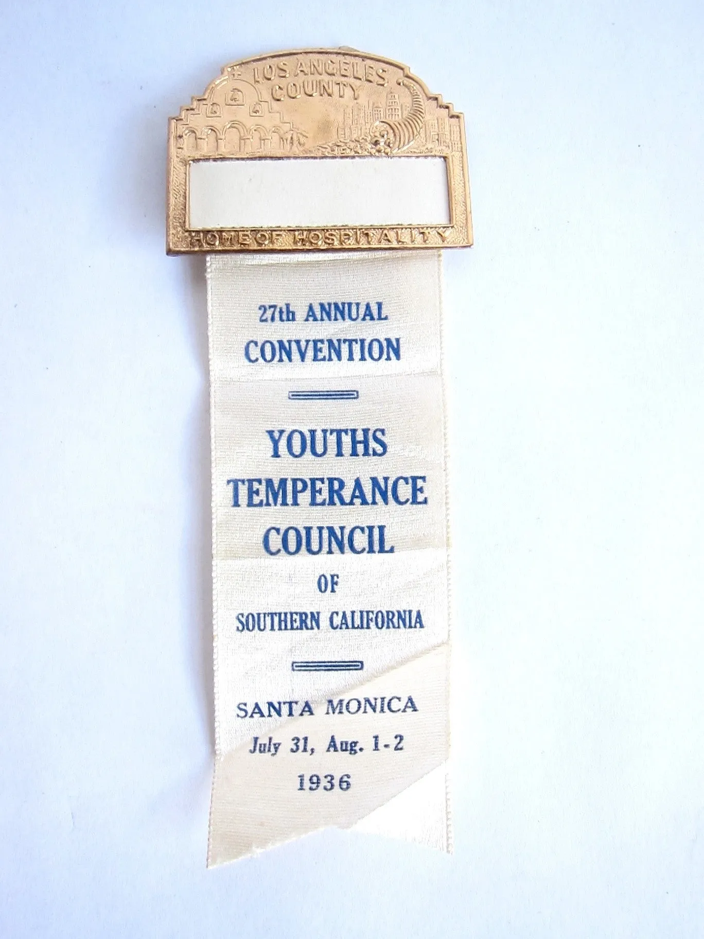 1930s California WCTU Ribbons