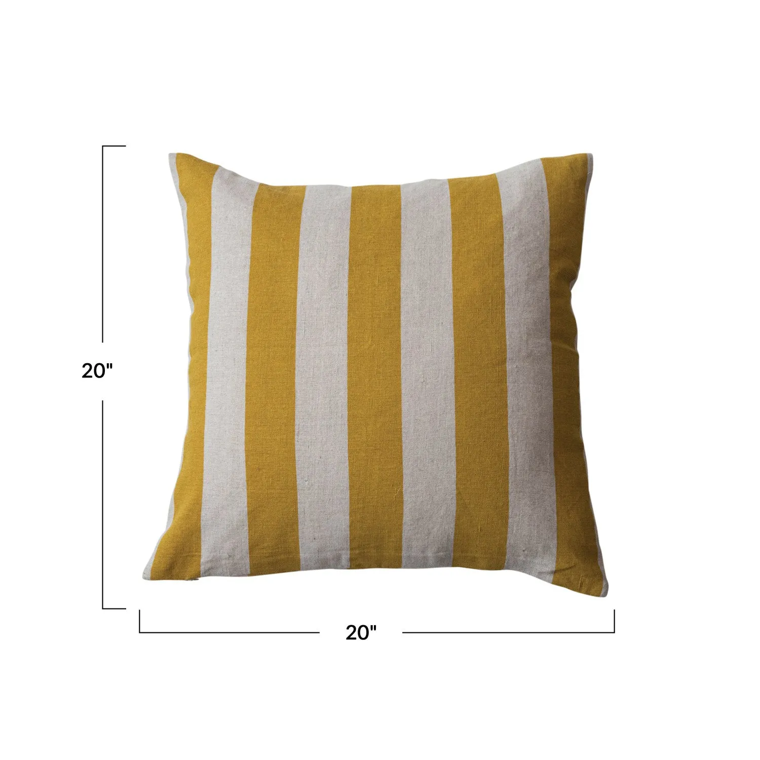 20" Spring Striped Pillows - Three Colors