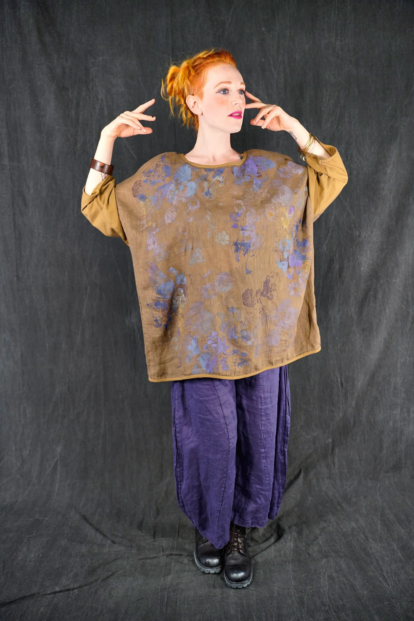 2330 Simple Square Top-Coyote-P
