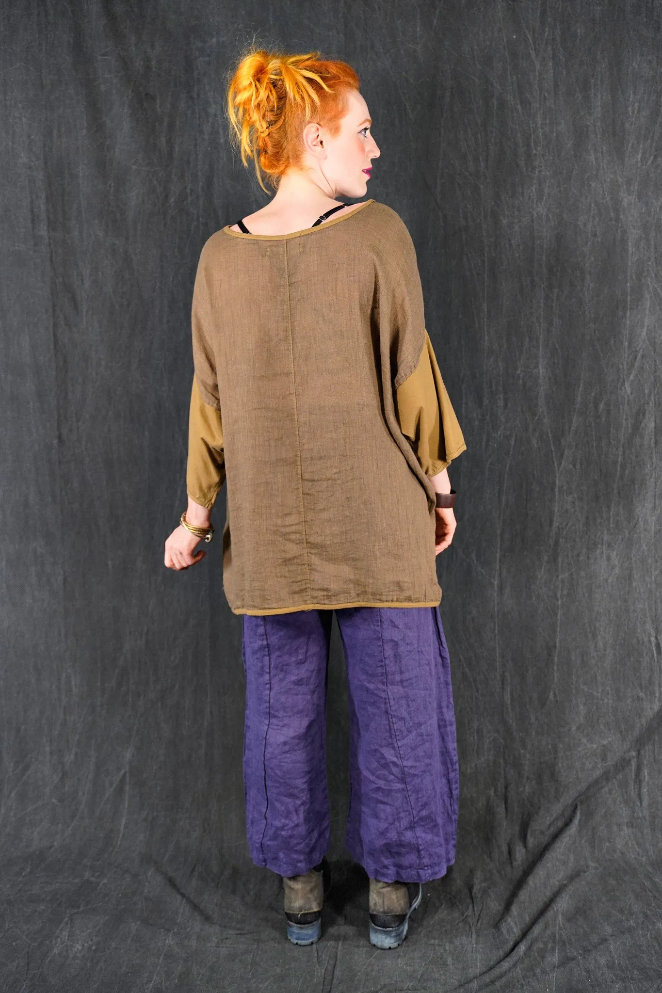 2330 Simple Square Top-Coyote-P