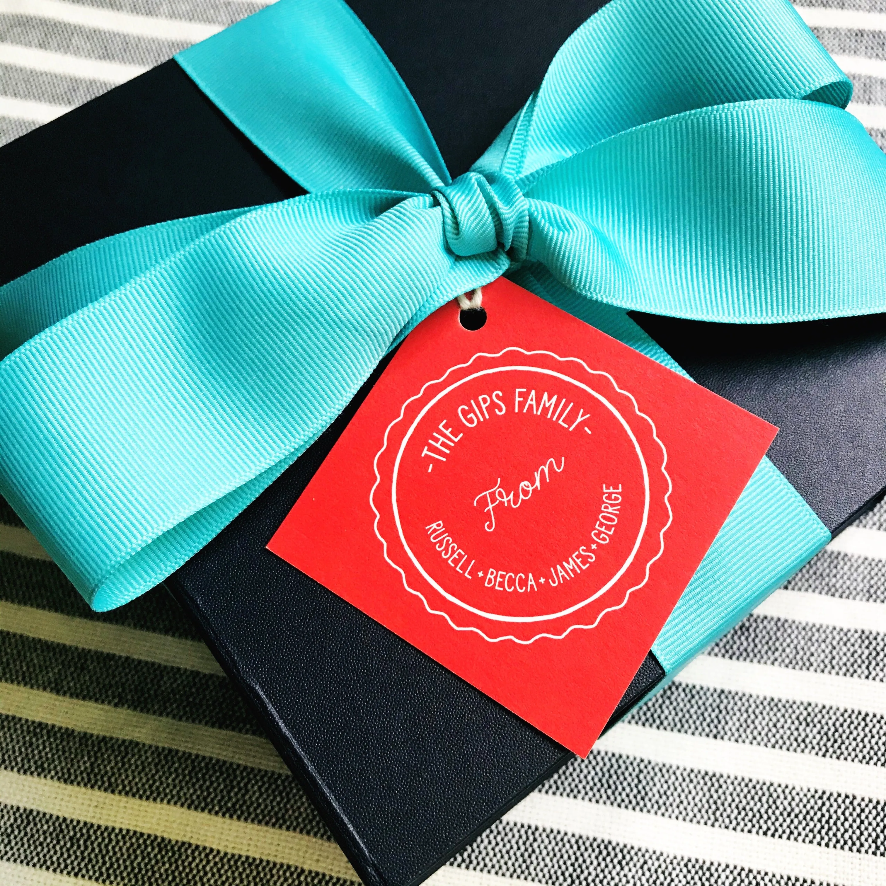 2.5" Square Gift Hang Tags