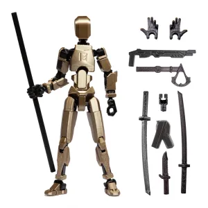 3D Figură robot R13 - Iridium