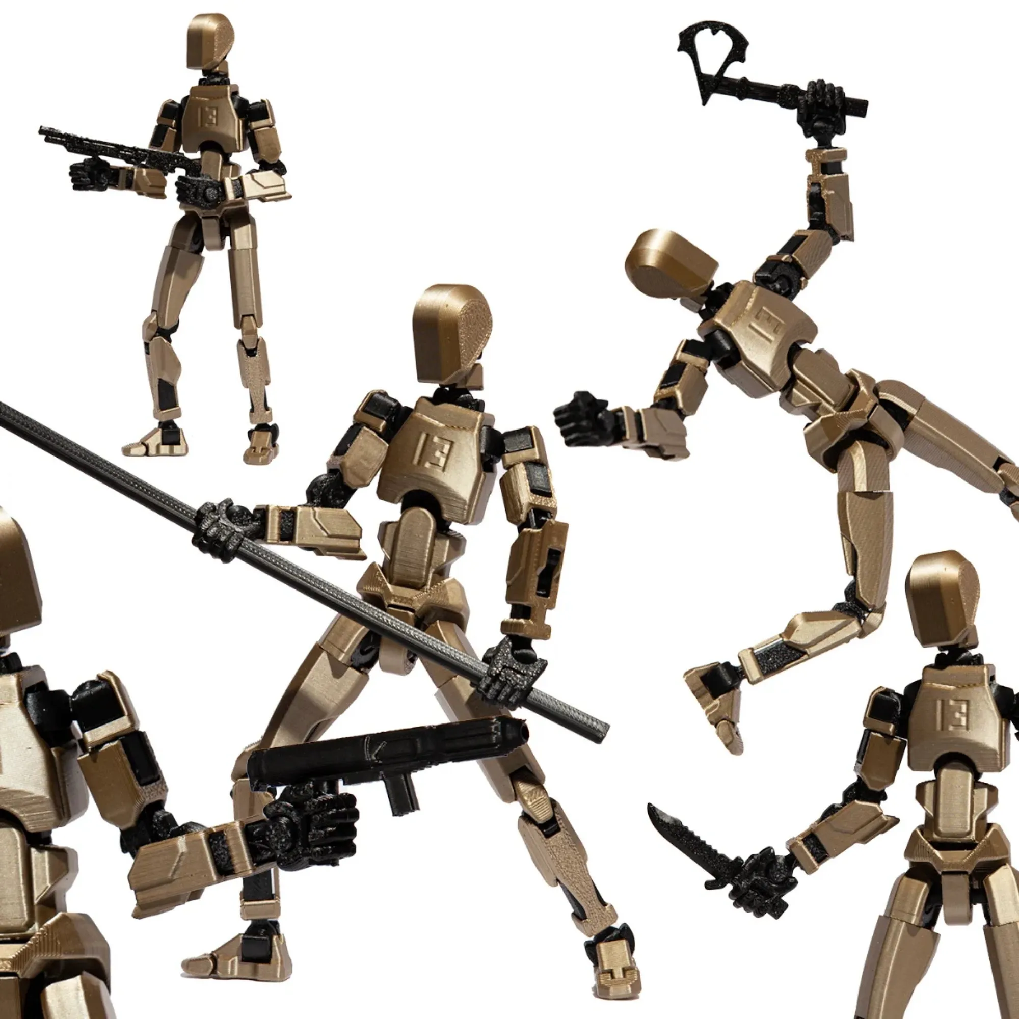 3D Figură robot R13 - Iridium