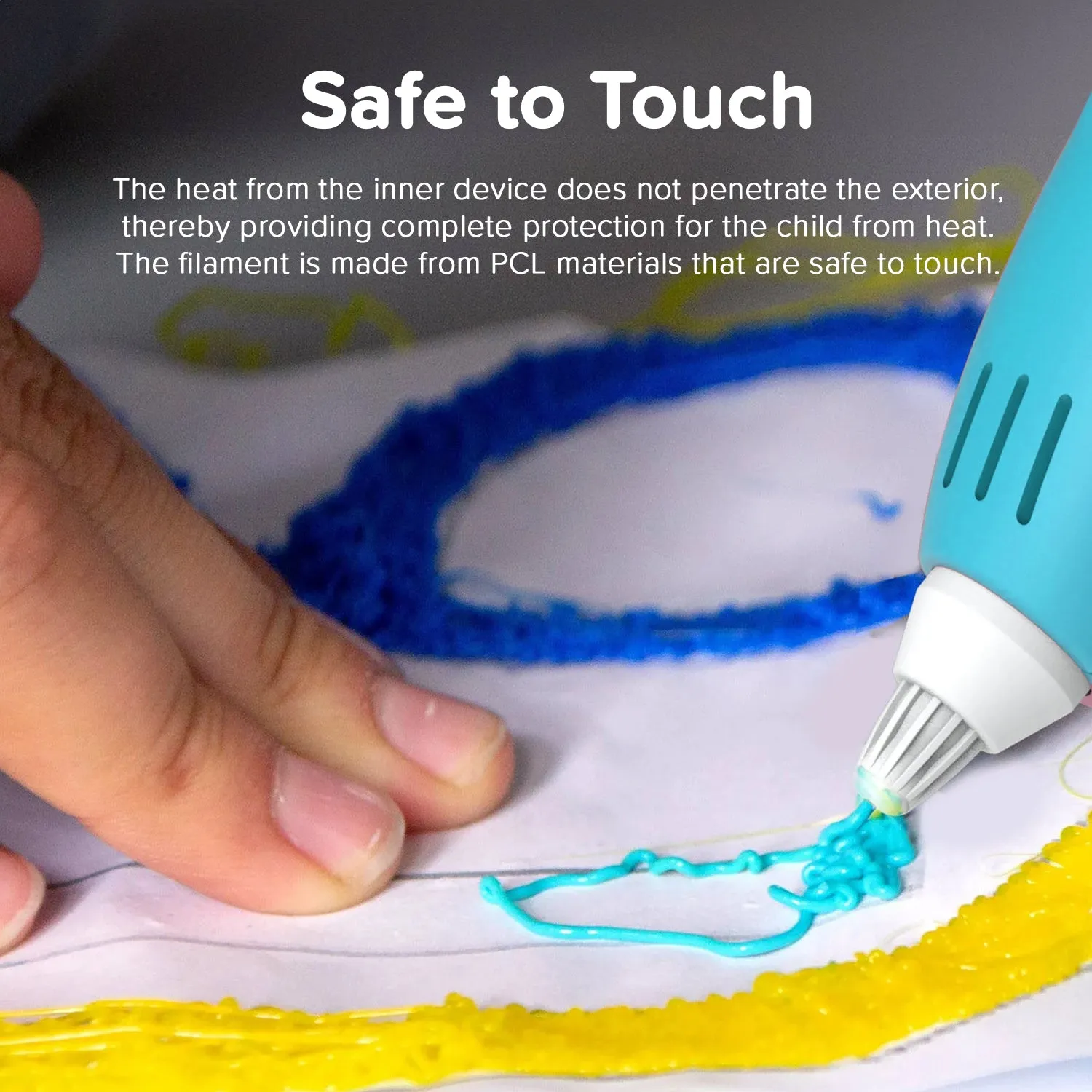 3D Pen for Kids w/ 9 Filaments and Stencil Book | myFirst 3dPen Make