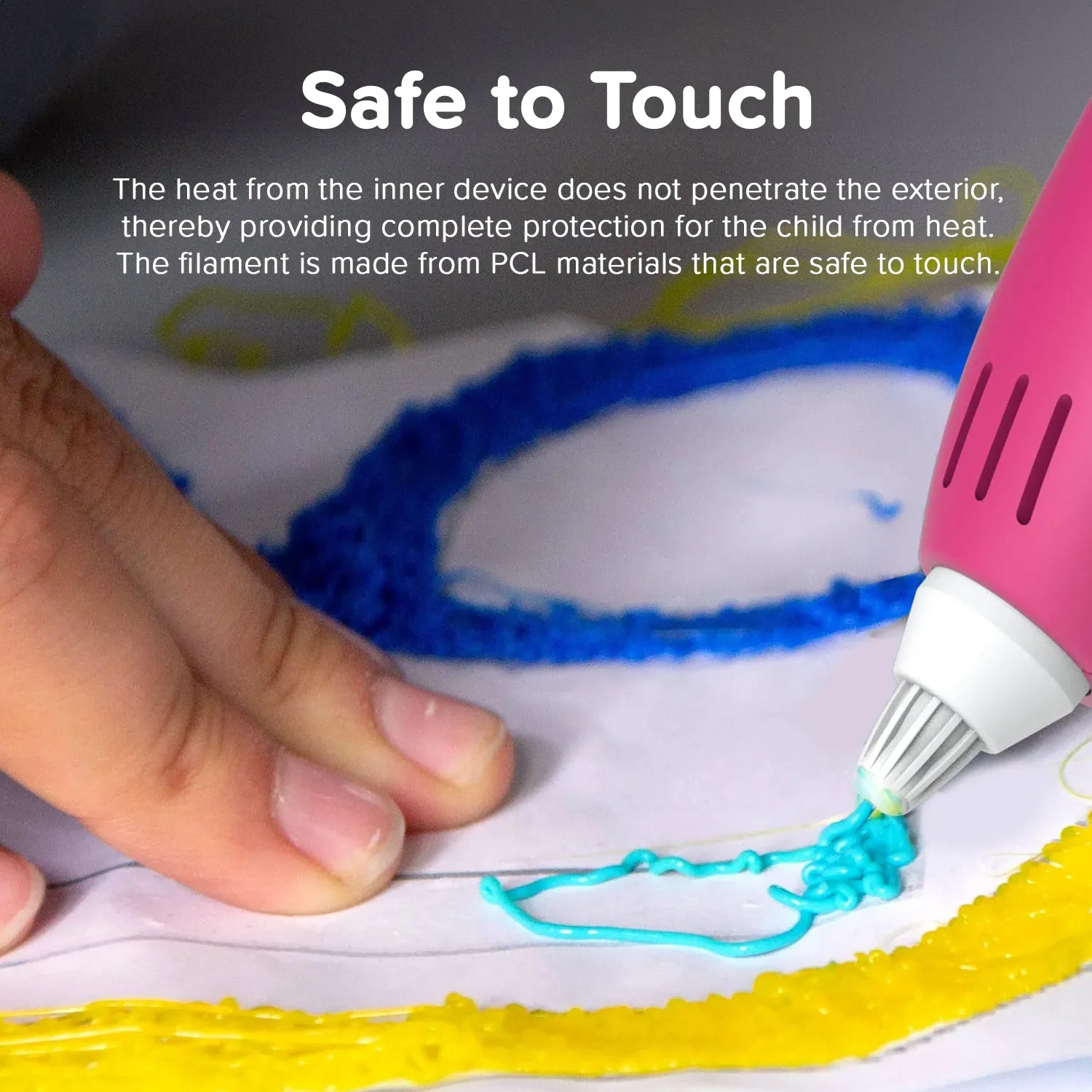 3D Pen for Kids w/ 9 Filaments and Stencil Book | myFirst 3dPen Make
