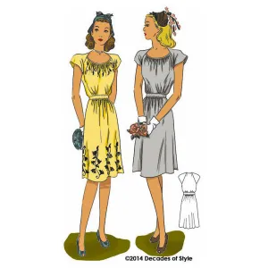 #4013    1940s Dorothy Lara Dress