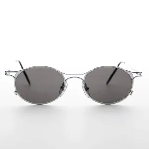 90s Victorian Oval Steampunk Vintage Sunglass - Harland