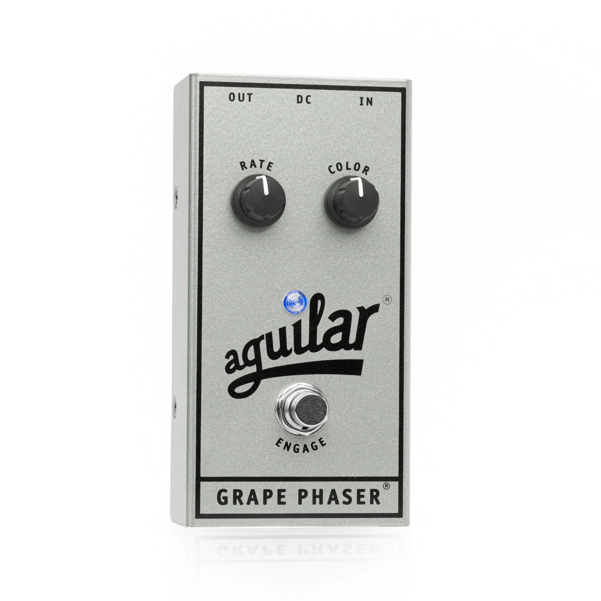 Aguilar Ltd Ed 25th Anniversary Silver Grape Phaser Bass Guitar Effects Pedal