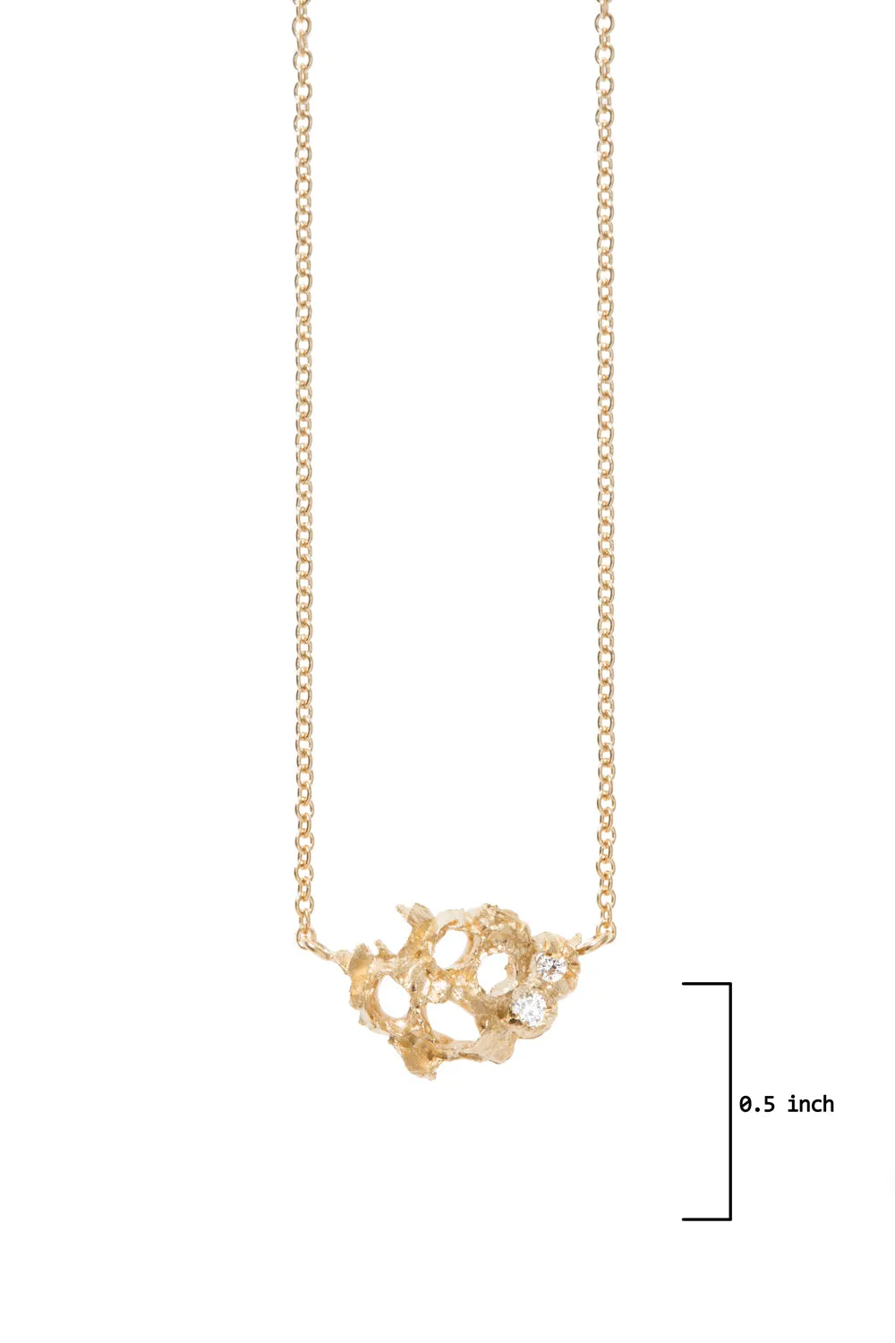 Airy   Elegant Sea Inspired, VENN DIAMOND NECKLACE