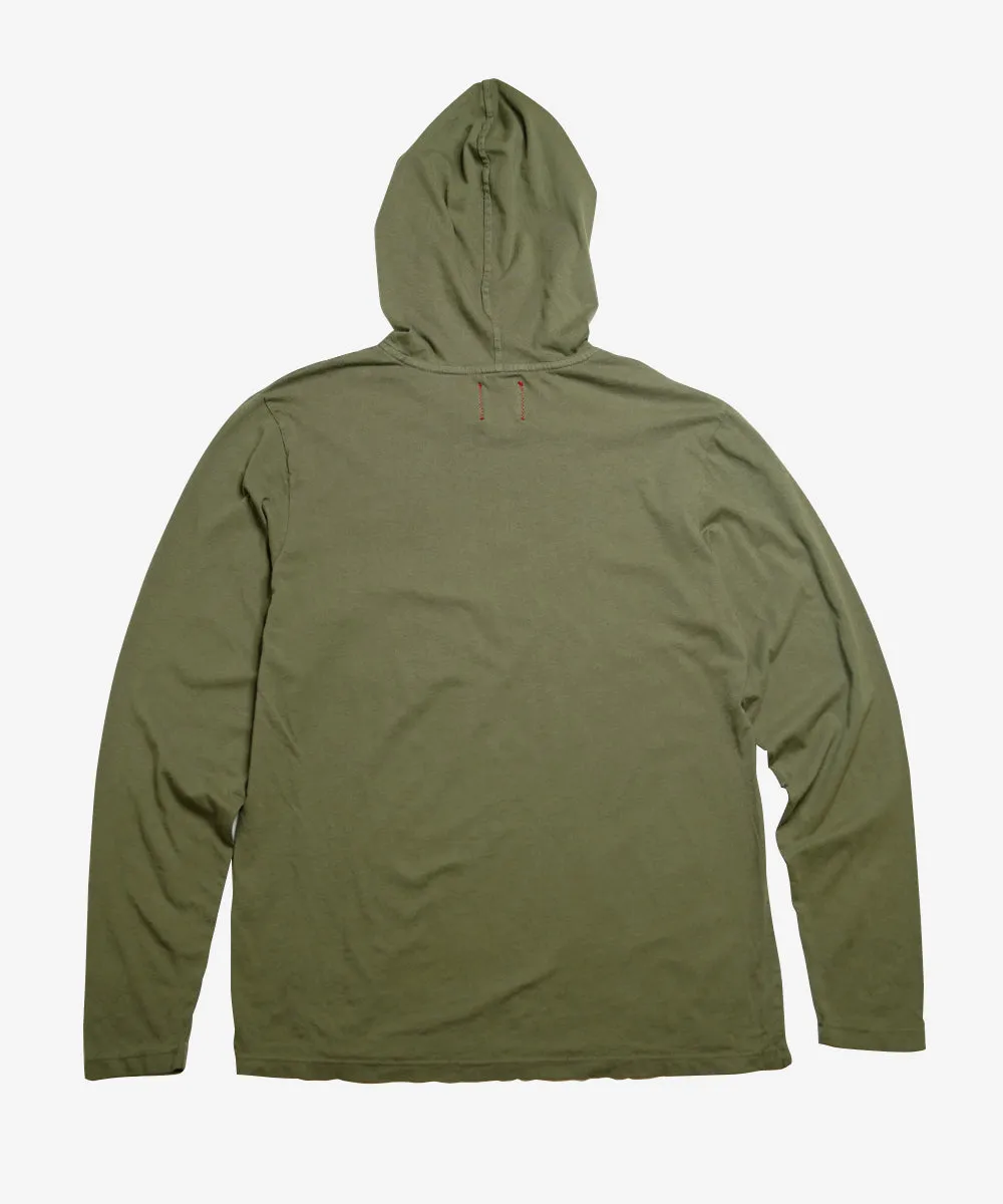 Always Hooded Pocket Tee - Vintage Military