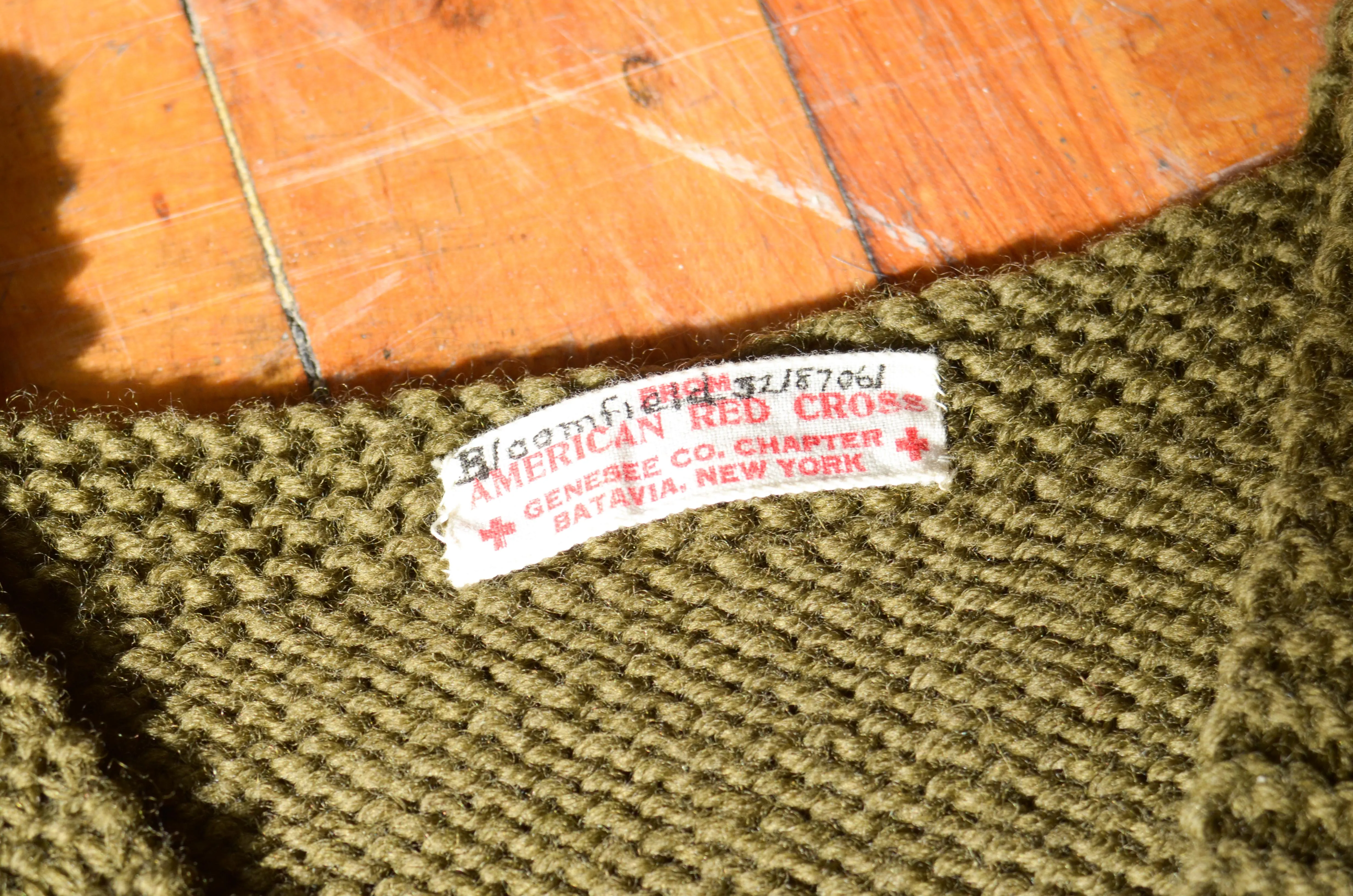 American Red Cross - WWII Wool Knit Vest