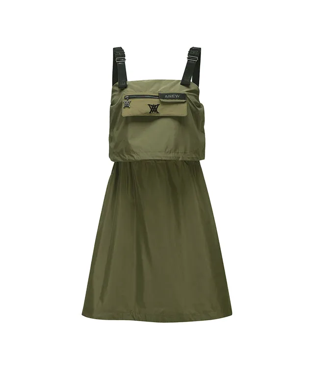 ANEW Golf: Women Shoulder Control Band Flaer Lon - Khaki