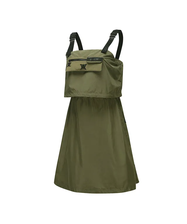 ANEW Golf: Women Shoulder Control Band Flaer Lon - Khaki