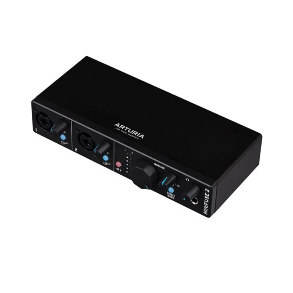 Arturia MiniFuse 2 - 2 In/ 2 Out Audio Interface - Black