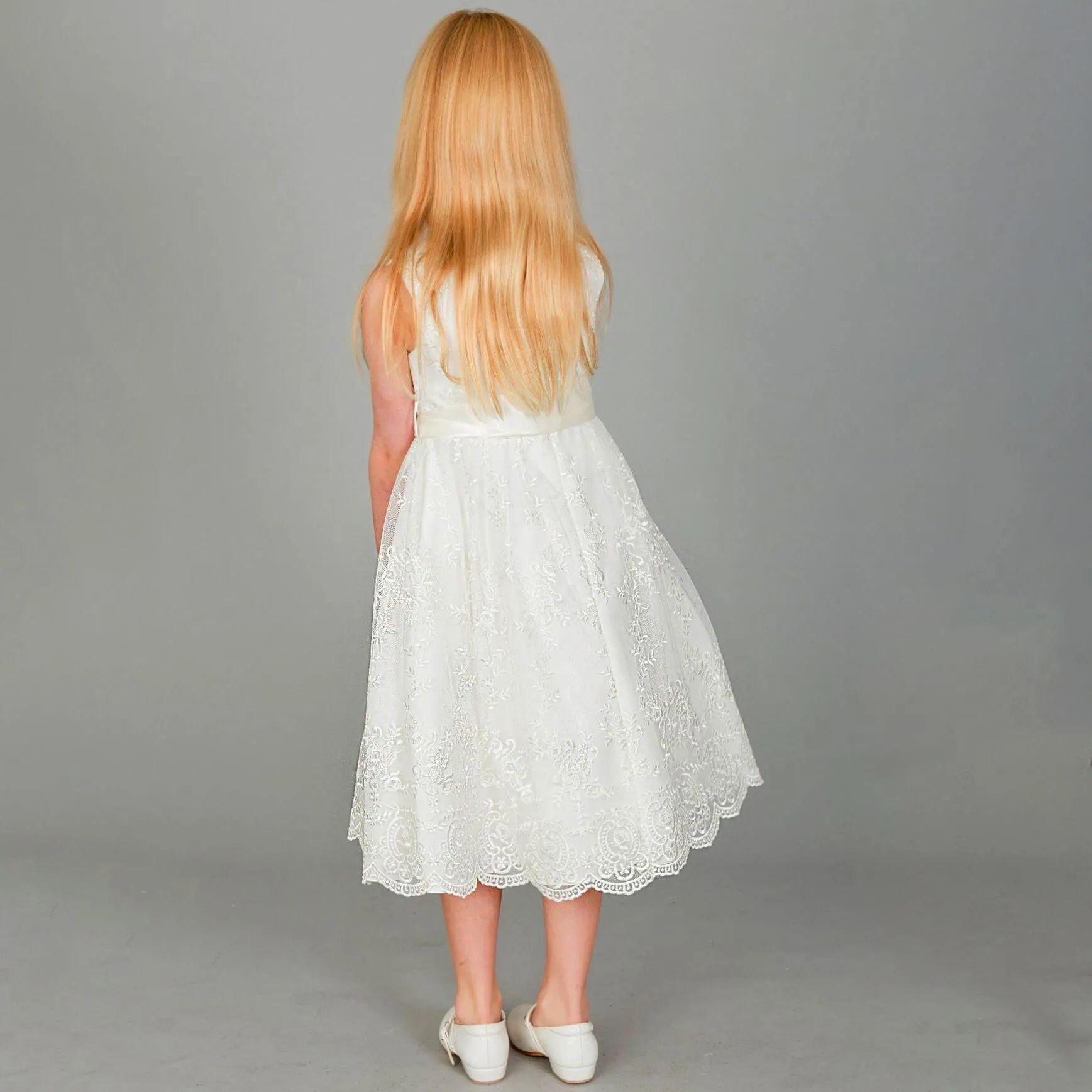 Baby Fleur Dress - Ivory