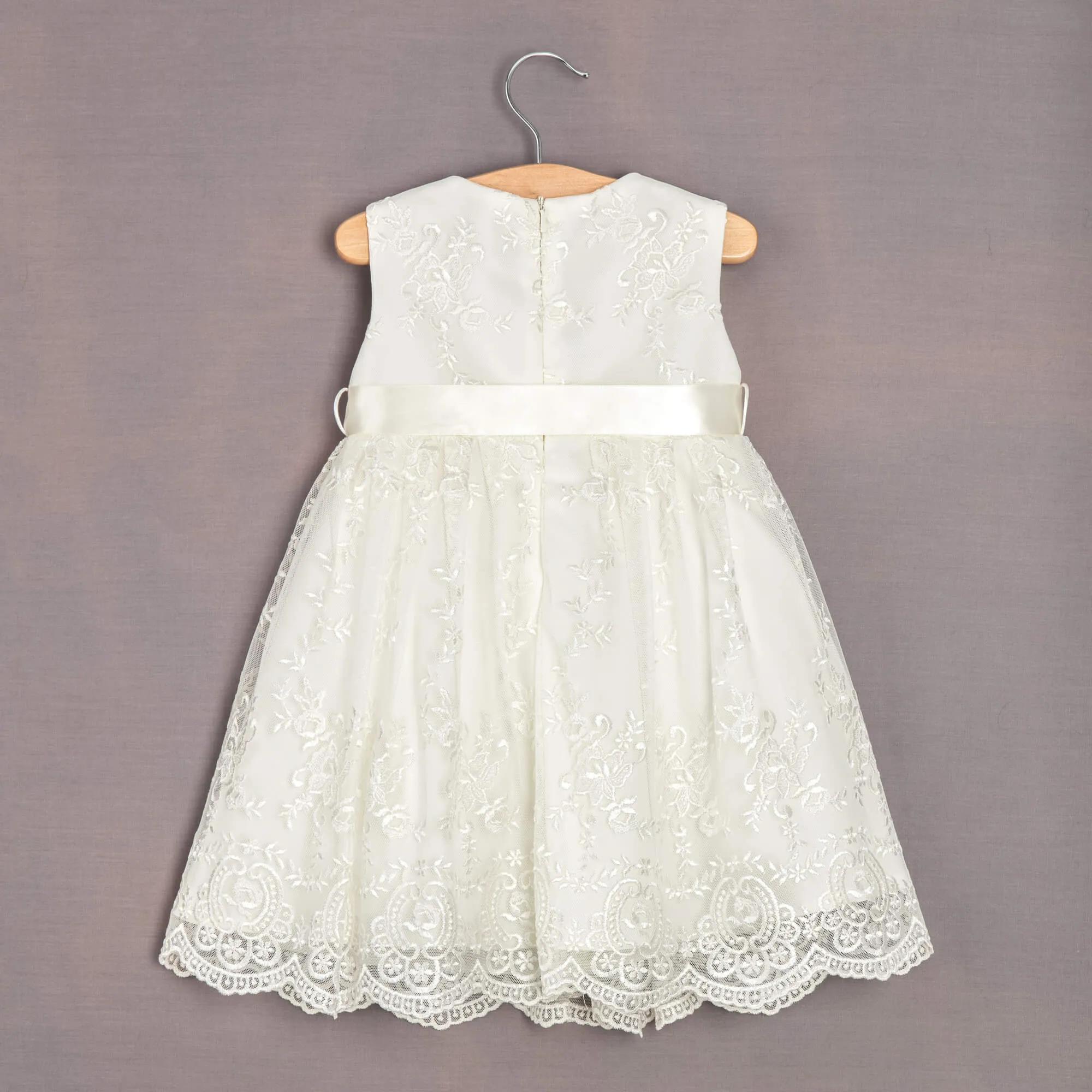 Baby Fleur Dress - Ivory