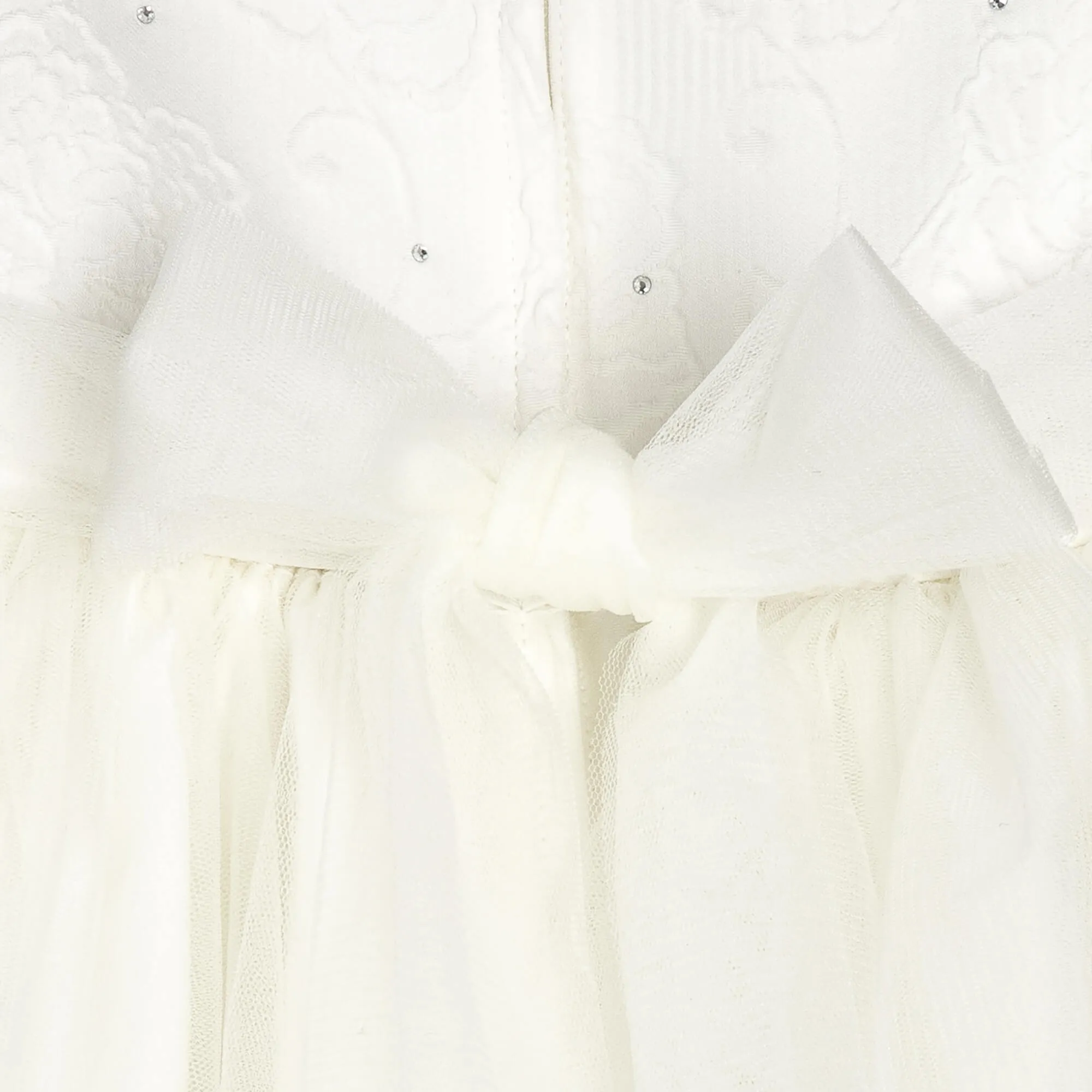 Baby Isabella Flower Dress - Ivory