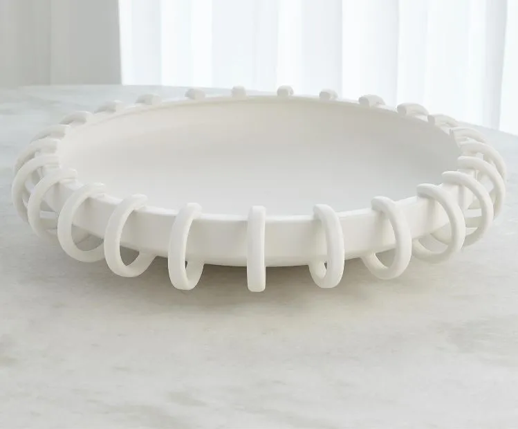 Bangle Bowl, Ivory - Global Views