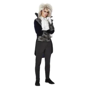 Baroque Goblin King Costume, Blue