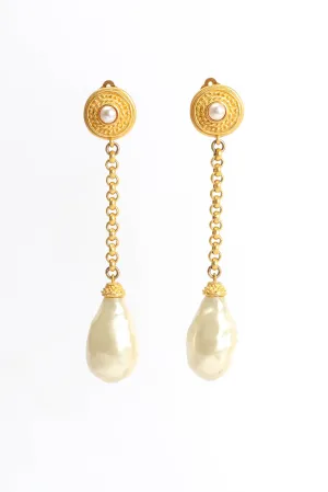 Baroque Pearl Drop Earrings