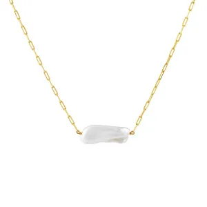 Baroque Pearl Link Choker