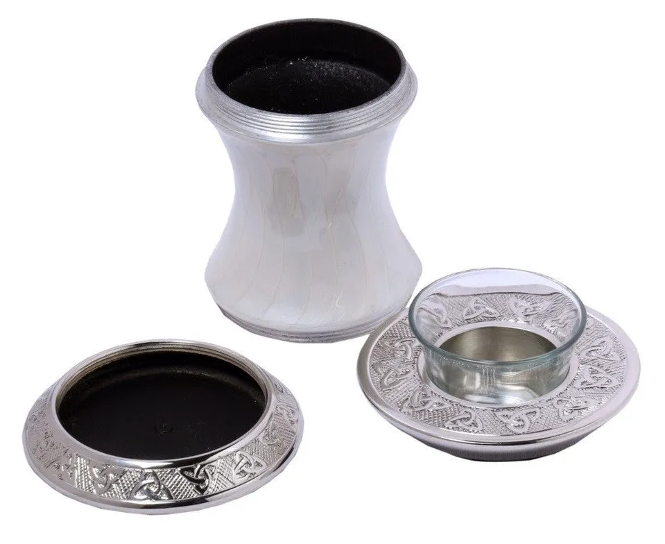 Baroque Pearl Tealight Cremation Urn - IUTL101