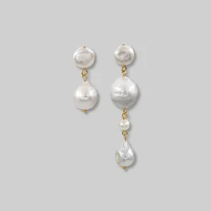 Baroque Pearl Unmatched Earrings