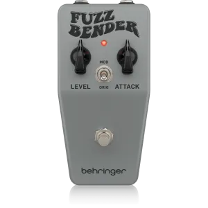 Behringer FUZZ BENDER Vintage 60s Style Fuzz Pedal with Custom Bias Mod Switch