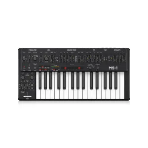 Behringer MS-1-BK Analog Synthesizer w/Hand Grip, Black, UK Plug