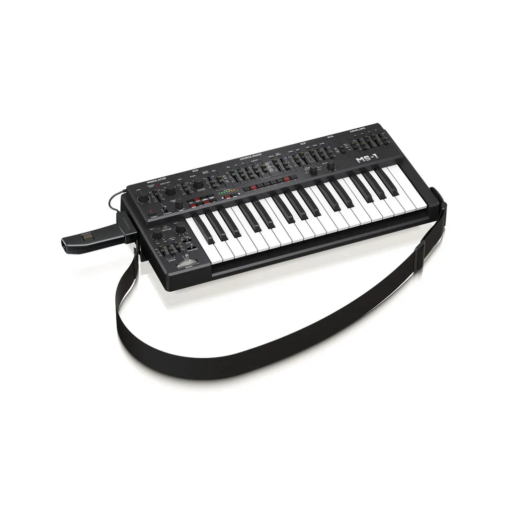 Behringer MS-1-BK Analog Synthesizer w/Hand Grip, Black, UK Plug