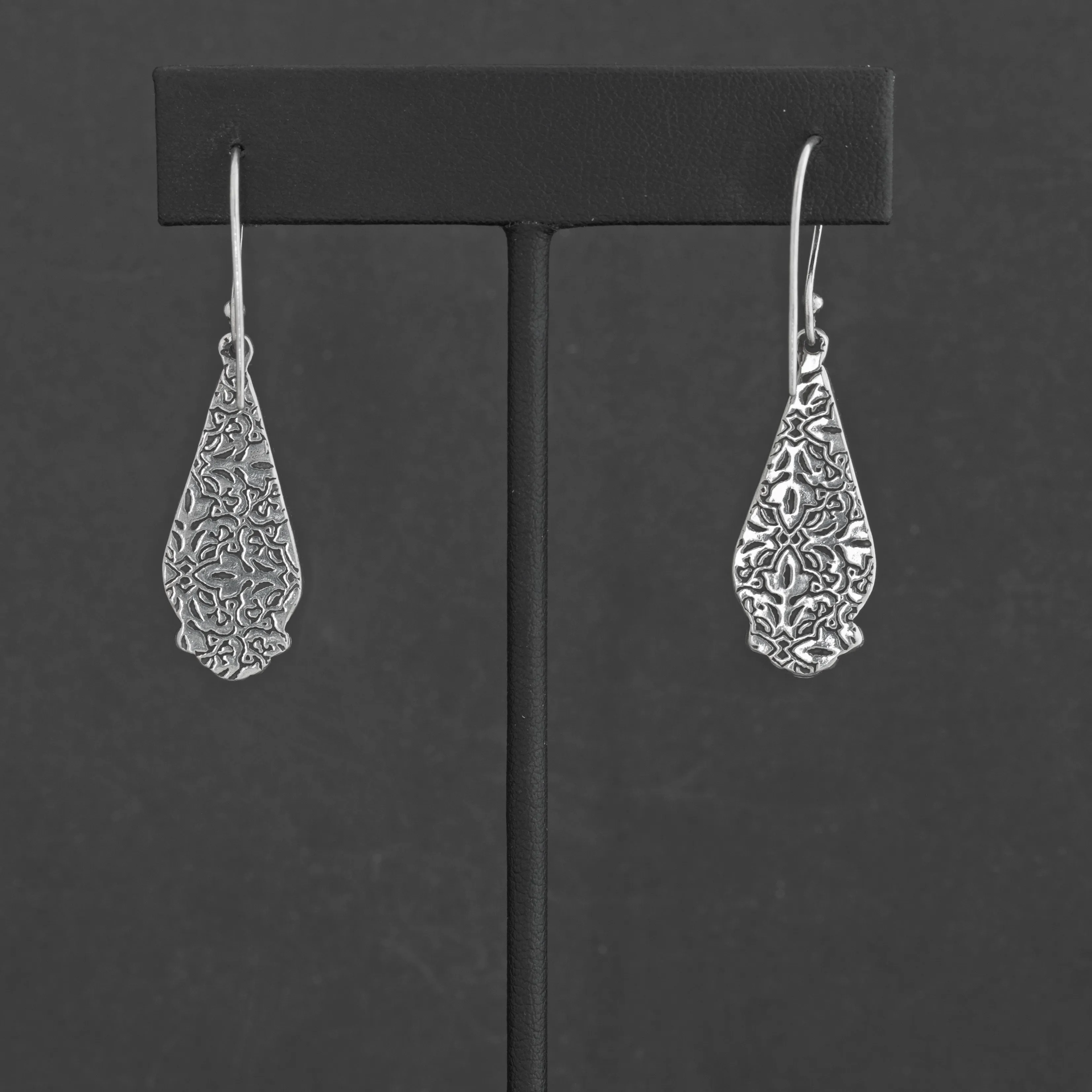 Blackjack Turquoise Earrings in Sterling Silver
