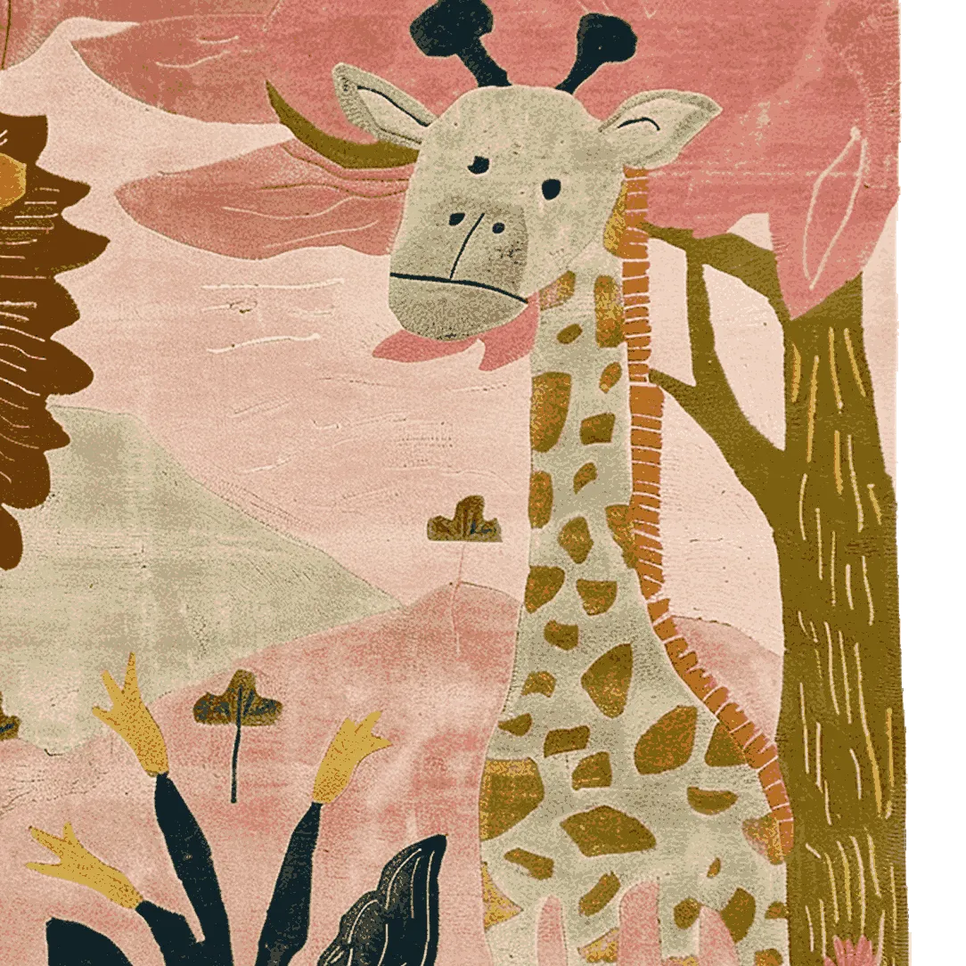 Blush & Roar Hand Tufted Rug