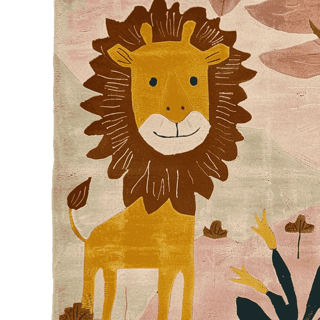Blush & Roar Hand Tufted Rug