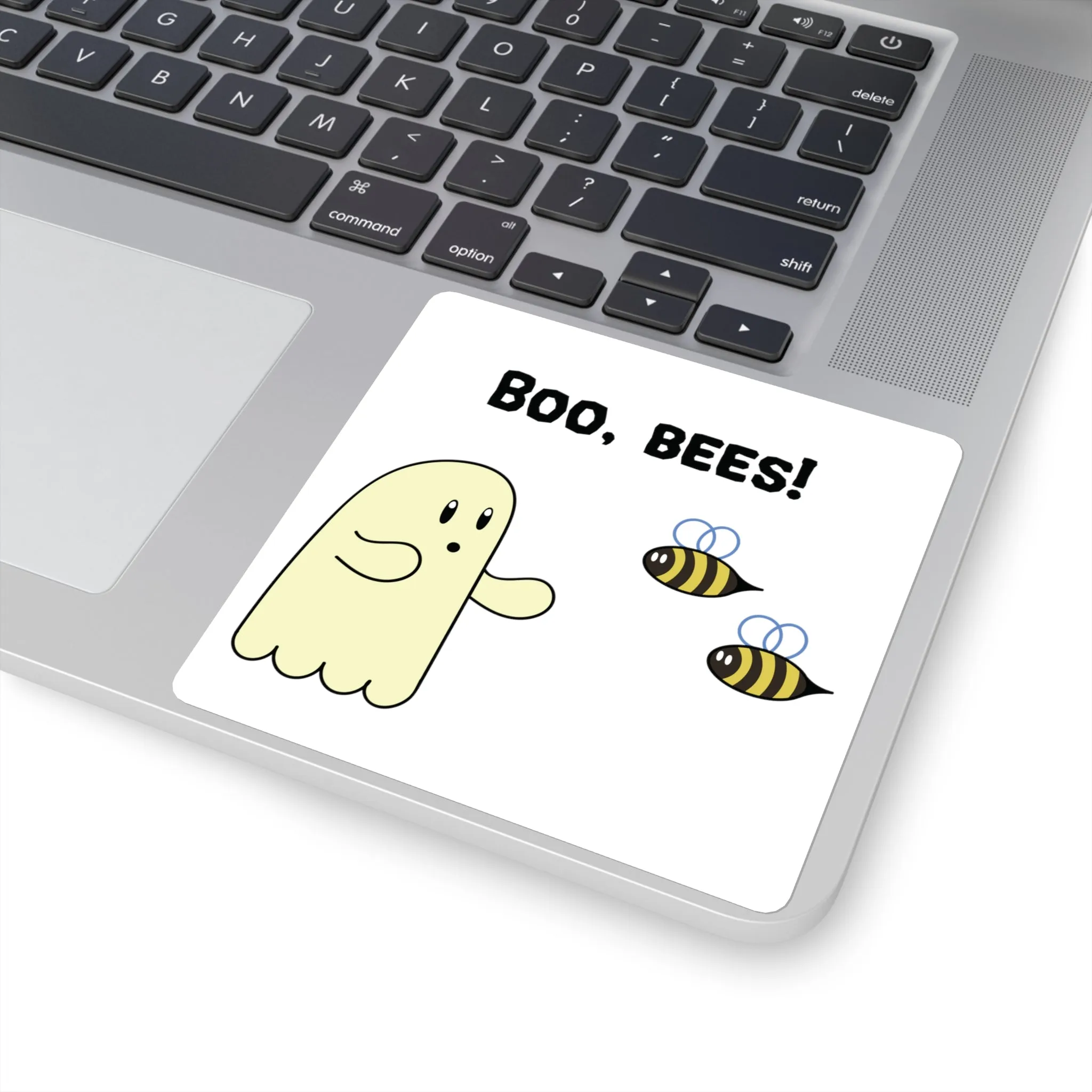 Boo, Bees! Square Stickers