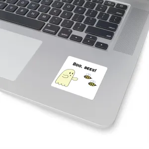 Boo, Bees! Square Stickers