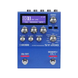 BOSS SY-200 Guitar Synthesizer Pedal