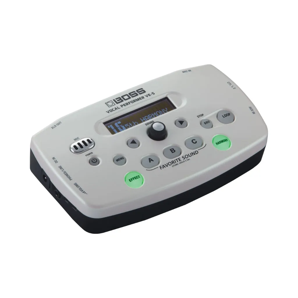 Boss VE-5 Vocal Performer - White