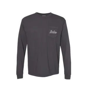 Boston Scally The 10-Year Anniversary Long Sleeve Pocket Tee T-Shirt - Black