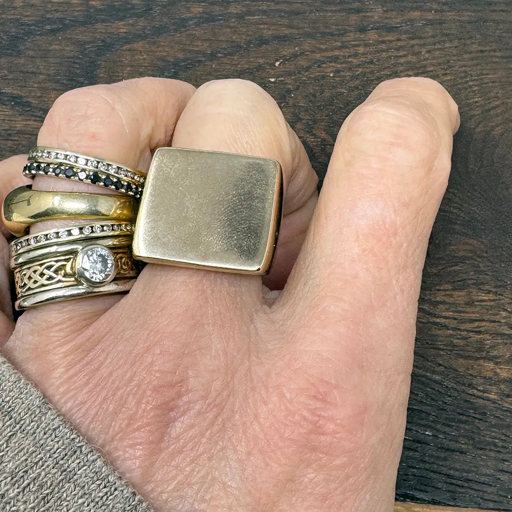 Bronze Square Ring