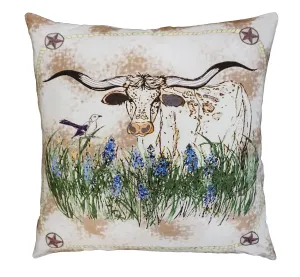 Bud 20"x20" Printed Pillow
