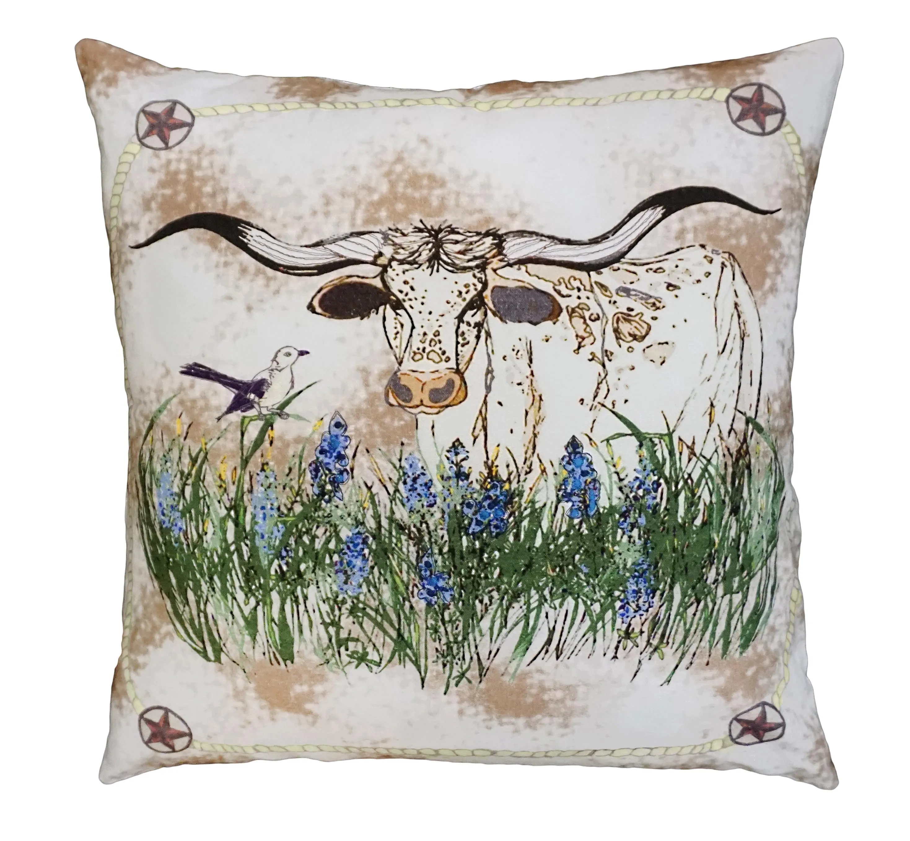 Bud 20"x20" Printed Pillow