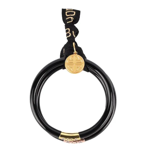 BuDhaGirl Three Kings Bangle - Black