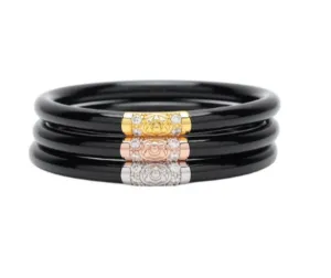 BuDhaGirl Three Kings Bangle - Black