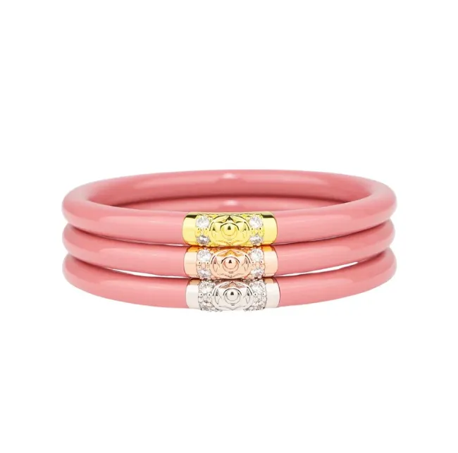 BuDhaGirl Three Kings Bangles - Blush