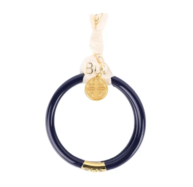 BuDhaGirl Three Kings Bangles Medium - Navy
