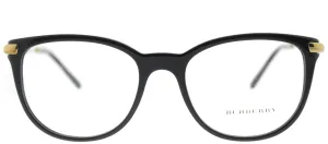 Burberry BE 2255Q 3001 Square Plastic Black Eyeglasses with Demo Lens